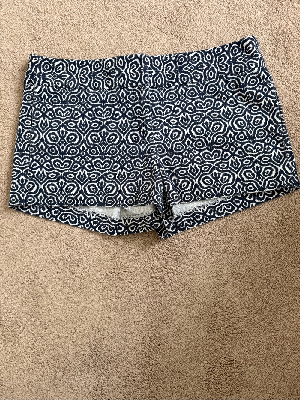 J.Crew Ikat Short size 10 Navy